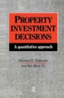 Property Investment Decisions : A quantitative approach - Book