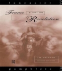 France Before the Revolution - Book