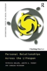 Personal Relationships Across the Lifespan - Book