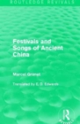 Festivals and Songs of Ancient China - Book