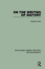On the Writing of History - Book