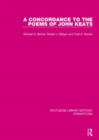 A Concordance to the Poems of John Keats - Book