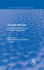 Jacques Derrida (Routledge Revivals) : An Annotated Primary and Secondary Bibliography - Book