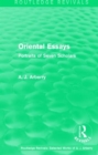 Routledge Revivals: Oriental Essays (1960) : Portraits of Seven Scholars - Book