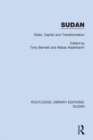 Sudan : State, Capital and Transformation - Book