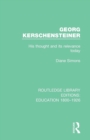 Georg Kerschensteiner : His Thought and its Relevance Today - Book