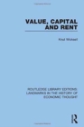Value, Capital and Rent - Book
