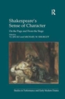 Shakespeare's Sense of Character : On the Page and From the Stage - Book