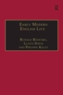 Early Modern English Lives : Autobiography and Self-Representation 1500-1660 - Book
