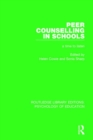 Peer Counselling in Schools : A Time to Listen - Book