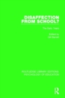 Disaffection from School? : The Early Years - Book