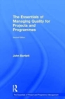 The Essentials of Managing Quality for Projects and Programmes - Book