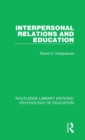 Interpersonal Relations and Education - Book