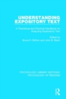 Understanding Expository Text : A Theoretical and Practical Handbook for Analyzing Explanatory Text - Book
