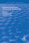 Environment Scotland : Prospects for Sustainability - Book