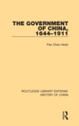The Government of China, 1644-1911 - Book