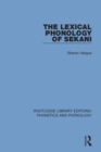 The Lexical Phonology of Sekani - Book