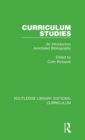 Curriculum Studies : An Introductory Annotated Bibliography - Book