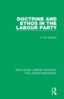 Doctrine and Ethos in the Labour Party - Book