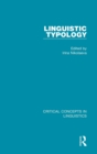 Linguistic Typology - Book