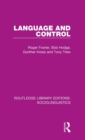 Language and Control - Book