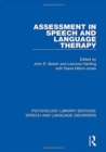 Assessment in Speech and Language Therapy - Book