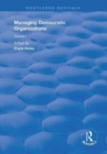 Managing Democratic Organizations I : Volume I - Book
