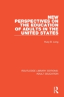 New Perspectives on the Education of Adults in the United States - Book