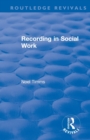 Recording in Social Work - Book