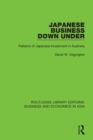 Japanese Business Down Under : Patterns of Japanese Investment in Australia - Book