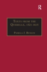 Texts from the Querelle, 1521–1615 : Essential Works for the Study of Early Modern Women: Series III, Part Two, Volume 1 - Book