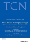 Proceedings of the International Conference on Behavioral Health and Traumatic Brain Injury : A Special Issue of The Clinical Neuropsychologist - Book