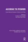 Access to Power : Cross-National Studies of Women and Elites - Book
