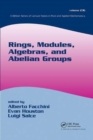 Rings, Modules, Algebras, and Abelian Groups - Book