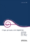 Rings, Groups, and Algebras - Book