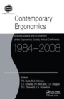 Contemporary Ergonomics 1984-2008 : Selected papers and an overview of the Ergonomics Society Annual Conference - Book
