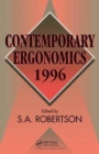 Contemporary Ergonomics 1996 - Book