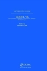 Godel 96: Logical Foundations of Mathematics, Computer Science, and Physics : Lecture Notes in Logic 6 - Book