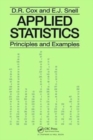 Applied Statistics - Principles and Examples - Book