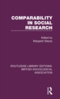 Comparability in Social Research - Book