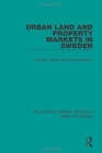 Urban Land and Property Markets in Sweden - Book