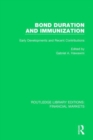 Bond Duration and Immunization : Early Developments and Recent Contributions - Book