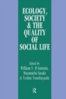 Ecology, World Resources and the Quality of Social Life - Book