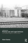 Poverty Law and Legal Activism : Lives that Slide Out of View - Book