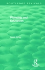 Routledge Revivals: Planning and Education (1972) - Book