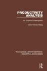 Productivity Analysis : An Empirical Investigation - Book
