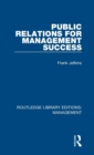 Public Relations for Management Success - Book