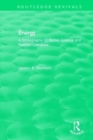 Routledge Revivals: Energy (1975) : A Bibliography of Social Science and Related Literature - Book