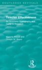 Teacher Effectiveness : An Annotated Bibliography and Guide to Research - Book