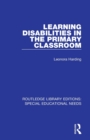 Learning Disabilities in the Primary Classroom - Book